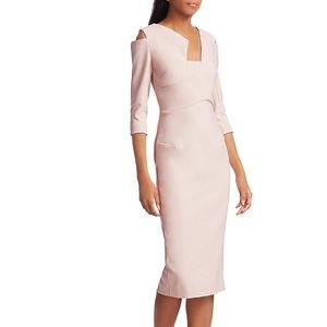 Roland Mouret Kiverton Cutout Crepe Dress 12